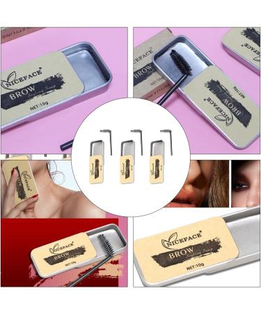 MUSISALY 3 Sets Eyebrow Soap Brow Shaping Soap 3d Brows Makeup Balm Woman Brow Soap Brow Wax Gel Texture - Buy Online on SooperMarket.com