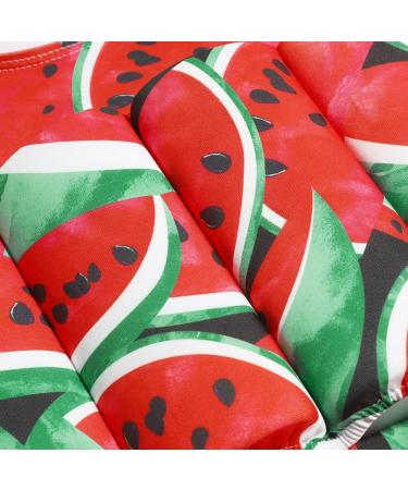 IWEMEK Kids Swimming Float Jacket | One Piece Bathing Suit for Baby Boys Girls | Buoyancy Aid Swimwear Vest | Red Watermelon | 6-12 months - Buy Online on SooperMarket.com