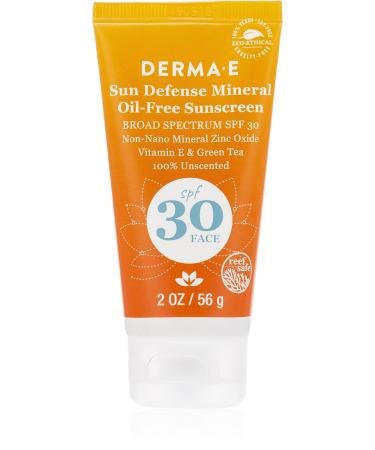 Derma E Natural Mineral Oil-Free Sunscreen SPF 30 2 oz (56 g)