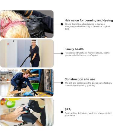 6 Pairs Hair Dye for Men Large Hair Salon Shampoo Tool Belt Man Emulsion Sx3pcs - Buy Online on SooperMarket.com