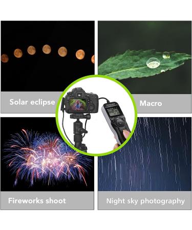 HANPUSEN Timer Remote Shutter Release Intervalometer for Canon EOS R5, 10D, 6D Mark II, 1D X Mark III, II, C, IV - C8 - Buy Online on SooperMarket.com