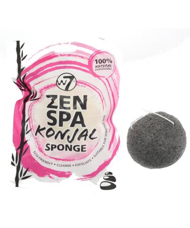 W7 Zen Spa Konjac Sponge Black