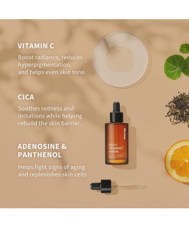 Cica Vitamin C Serum for Face - Korean Anti-Aging Discoloration Correcting Serum 1.1oz - Buy Online on SooperMarket.com