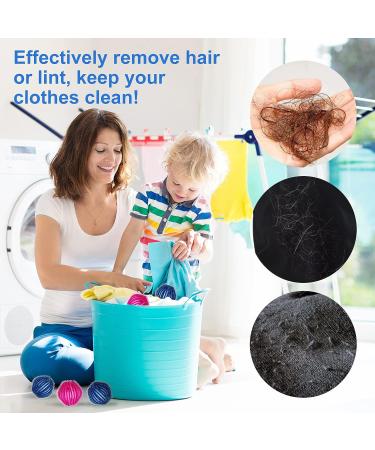 Pet Hair Remover for Laundry - 12 Reusable Washing Balls | Easily Remove Pet Hair from Clothes - Buy Online on SooperMarket.com