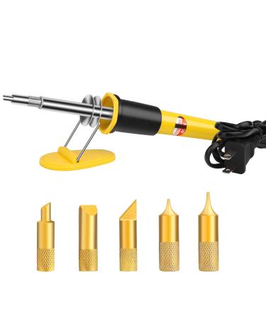 Wood Burning Tools, 5 Pcs Replaceable Points Wood Burning Kit, Wood Burning Pen for Any Hobby Enthusiast Beginners, Prefect gift as DIY Arts and Craft Supplies