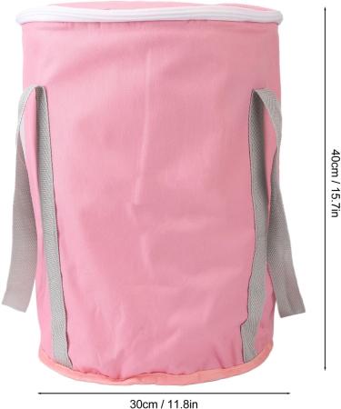 Verdant Touch Foot Soaking Bath Bag Collapsible Foot Soaking Bath Bag 5 Layer Insulated Waterproof Portable Travel Foot Bath Bag with Lid for Travel Camping Pink - Buy Online on SooperMarket.com
