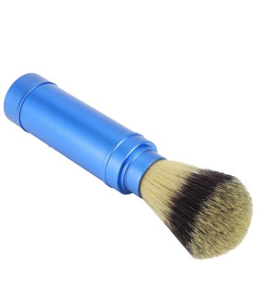 Portable Shaving Brush Shaving Brush Portable Blue Handle Soft Hair Brush Barber Brush for Man Travel Facial Shaving Shaving Brushes