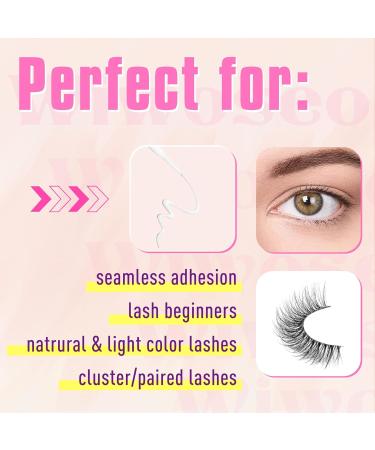 Super Strong Hold Eyelash Glue - Clear Adhesive for Strip & Lash Extensions - Fast Drying Waterproof Long Lasting (5ml) - B-Eyelash Glue - Buy Online on SooperMarket.com