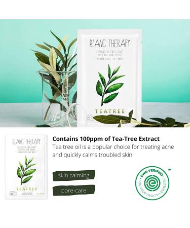 BALLONBLANC Relaxing Facial Mask Set - 6 Nutrient-Rich Sheet Masks with Aloe, Tea Tree & Avocado - Buy Online on SooperMarket.com