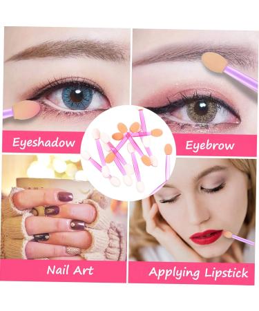 BELLIFFY 80pcs Sponge Makeup Stick Makeup Brush Eyeshadow Cosmetic Eye Shadow Sponge Non Latex - Buy Online on SooperMarket.com