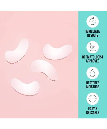 SiO Beauty Under-Eye Patches for Puffy Eyes - Anti-Wrinkle Gel Pads for Fine Lines & Wrinkles - Overnight Eye Mask for Dark Circles & Bags - 4 Count - Buy Online on SooperMarket.com