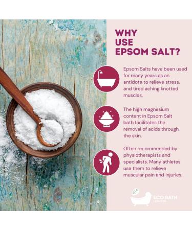 Balance and Calming Epsom Salt Bath Soak 250g Tube | Neroli, Geranium, Chamomile Essential Oils | Magnesium Bath Salts for Post-Workout | Eco Bath London - Buy Online on SooperMarket.com