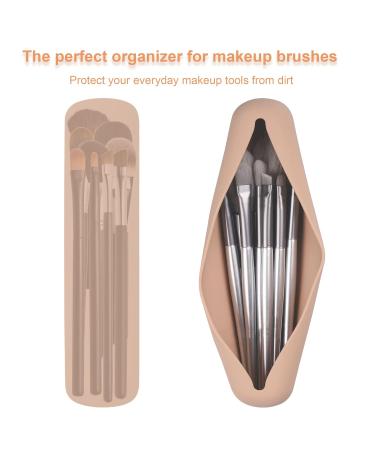 FERYES Travel Makeup Sponge Brush Holder - Silicone Beauty Blender Case for Makeup Brushes - Organizer for Travel - Buy Online on SooperMarket.com