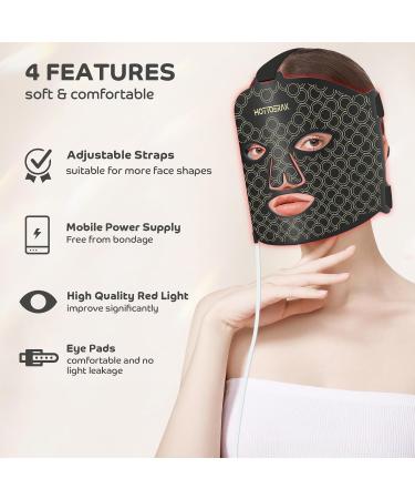 Hottoerak Red Light for Face upgrade 850nm Near-Infrared Light & 660nm Red Light Professional Red Light Lamp at Home Gray - Buy Online on SooperMarket.com