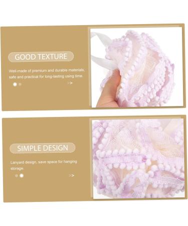 2pcs Flower Bath Ball & Loofah Set - Exfoliating Scrubber for Rich Foaming Bath | Travel-Friendly Body Cleanser - Buy Online on SooperMarket.com