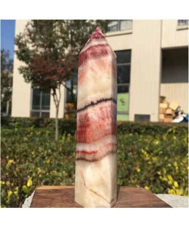 Natural Pork Stone Column Quartz Crystal Tower Point Madafascar 1pc (Size : 800-900g) - Buy Online on SooperMarket.com
