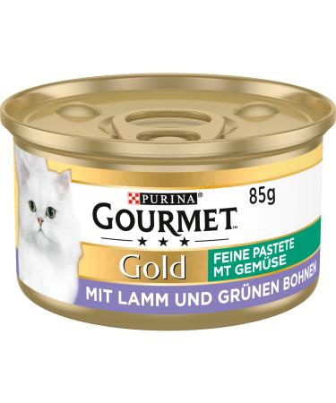 Gourmet Purina Gourmet Gold Fine Pasted with vegetables cat food wet with lamb and green beans 12 pack (12 x 85g) lamb and green beans