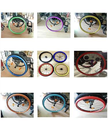 Wheelchair Push Rim Covers Wheelchair Push Rim Covers 1 Pair 24-Inch Non-Slip Wear-Resistant Silicone Snare Push Ring Protective Cover(F 22 inch) 22 inch F - Buy Online on SooperMarket.com