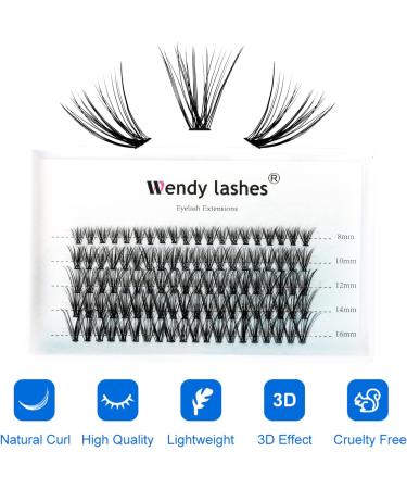 D Curl 0.07mm Mixed Cluster Lashes 8-16mm | 30 Root Individual Eyelash Extensions - Buy Online on SooperMarket.com