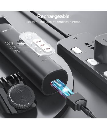 YIRISO Body Hair Trimmer for Men - Electric Ball Shaver with 2 Interchangeable Heads | Waterproof Male Grooming Razor for Pubic Hair and Groin Shaving | Men's Gift - Buy Online on SooperMarket.com