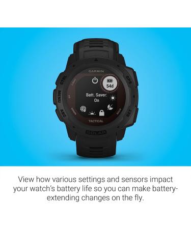 Garmin Instinct Solar Outdoor Smartwatch with Solar Charging - Black - Buy Online on SooperMarket.com