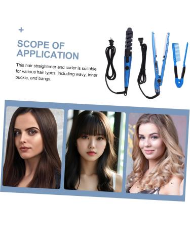 Baluue 1 Set Curling Iron Set Hair Rollers Comb Hair Curler Curling Wand Hair Straightener Curlers Rubber - Buy Online on SooperMarket.com