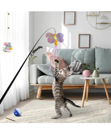 Yutuy Cat Toys Set with 36 PCs - Interactive Cat Tunnel Spring Toys Mice & Fish - Ultimate Fun for Kittens & Cats - Buy Online on SooperMarket.com