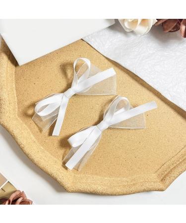 JSGHGDF Ribbon Elegant 2000s Style Side Clip Hair Clip Elaborate Style Large knot Balletcore - Buy Online on SooperMarket.com