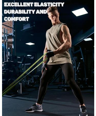 Hicarer 6 Pack Men's Compression Workout Pants - Athletic Leggings for Running and Sports - Multicolor, Large - Buy Online on SooperMarket.com