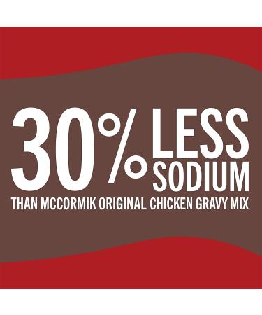 McCormick 30% Less Sodium Chicken Gravy Mix 0.87 oz - Pack of 12 | Buy Online - Buy Online on SooperMarket.com