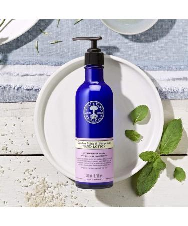 Neal's Yard Remedies Garden Mint & Bergamot Hand Lotion 200ml - Organic & Vegan Formula with Essential Oils - Buy Online on SooperMarket.com