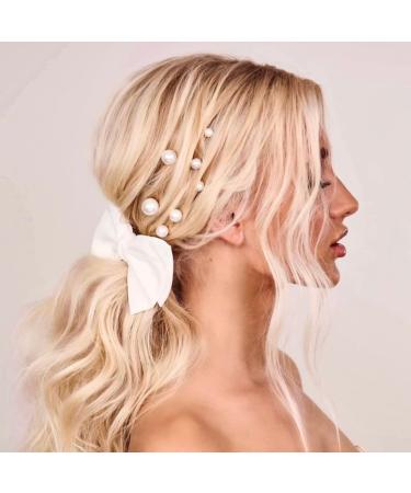 SWEETV 18Pcs Pearl Wedding Hair Pins  Bridal Hair Pins Set Wedding Hair Accessories for Brides 1.Gold