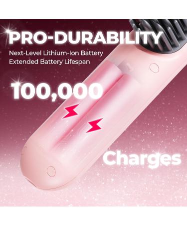 Buy TYMO Cordless Hair Straightener Brush - Portable Mini Ionic Hot Comb for Travel | Lightweight Fast Charging & Cordless Hair Styling Tool for Women - Buy Online on SooperMarket.com