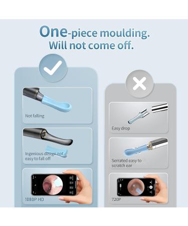 NURSETEK Ear Wax Removal Tool Ear Wax Removal Ear Cleaner with 1080P HD Camera Ear Wax Cleaning Kit Ear Wax Removal Tool for iOS and Android (Black) - Buy Online on SooperMarket.com