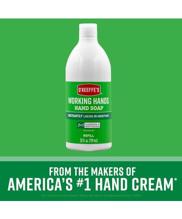 O'Keeffe's Working Hands Moisturizing Hand Soap 25oz Refill, Unscented - Pack of 2 - Buy Online on SooperMarket.com