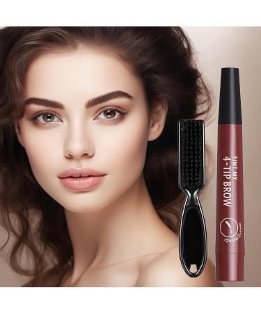 Bartstift Filler | Waterproof Hair Base Pencil - Long-Lasting Beard & Mustache Makeup in Aznever Red-Brown | Natural Finish for Men - Buy Online on SooperMarket.com