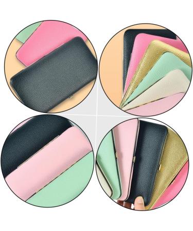 Beavorty Tweezers Storage Box for Eyelash Extensions - Set of 3 Pink Leather Holders | Durable & Convenient 18x9.8cm - Buy Online on SooperMarket.com