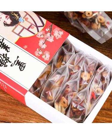 jujube tea10.58oz/300g Black sugar ginger jujube tea Black sugar red dates goji berries and osmanthus garden beverage tea bag - Buy Online on SooperMarket.com