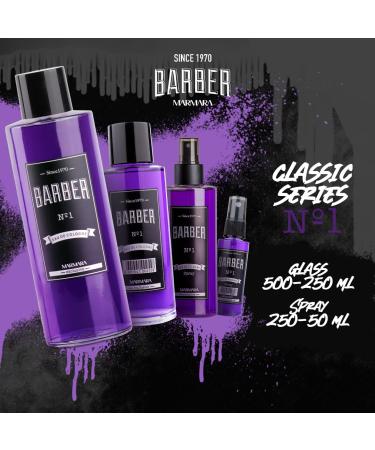 Marmara Barber Cologne - No 1 Purple 500ml - Modern Barbers and Traditional Shaving Fans Choice - Buy Online on SooperMarket.com