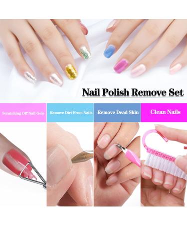Nail Soaking Bowl Set for Gel Polish Remover & Cuticle Care - 2pcs Pink Soak Off Bowls with Tools - Buy Online on SooperMarket.com