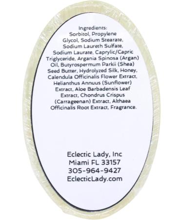 Eclectic Lady Black Raspberry Vanilla Shampoo Soap Bar | Pure Argan Oil Silk & Honey Protein | Natural Extracts & Nourishing Ingredients - 4 oz - Buy Online on SooperMarket.com