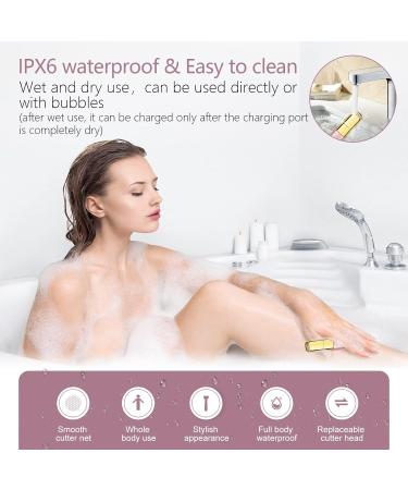 Mini Facial Hair Remover for Women - 2in1 Portable Shaver for Fuzz, Lips, Arms, Eyebrows, and Bikini Line - Waterproof & Painless Hair Removal - Buy Online on SooperMarket.com