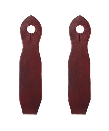 Amish USA Horse Tack Latigo Leather Slobber Straps Pair 975L2005