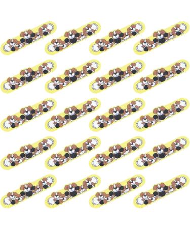 Kisangel Kid Stickers 140 pcs Liquid Indicator Strips for Forehead Fever - Yellow Brownx7pcs - Buy Online on SooperMarket.com