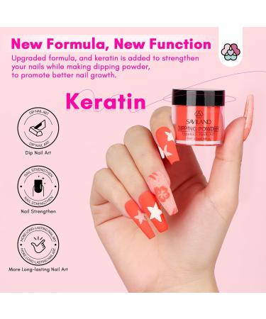 SAVILAND Dip Powder Nail Kit - 30 Colors Keratin Starter Set with Drill Liquid Base Coat & Activator for Home DIY Salon - Perfect for All Seasons - Buy Online on SooperMarket.com