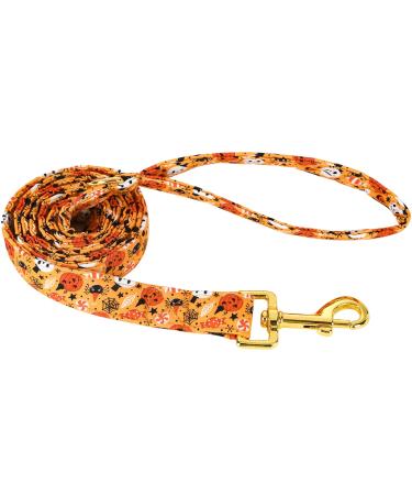 Aring Pet Hundeleine Halloween-Hundelinen suitable dog collars handmade mind pumpkin walking dog leash for small medium-sized and large dogs medium (pack of 1) pumpkin ghost