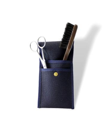Plisson Complete Set Moustache/Beard Brush & Scissors