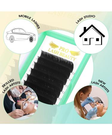 Easy Fan Mega Volume Lash Extensions | Rapid Blooming C D Curl Flowering Lashes (13mm D-0.05) - Buy Online on SooperMarket.com