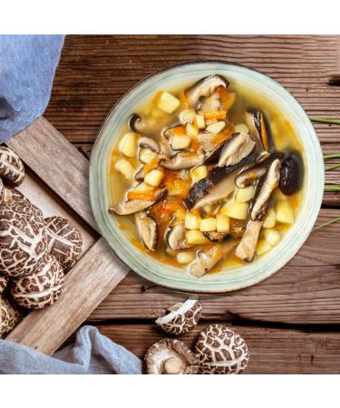 Dried Shiitake Mushrooms - Premium Grade, Soft Texture, Natural Grown, No Fumigation, 6 oz - Buy Online on SooperMarket.com