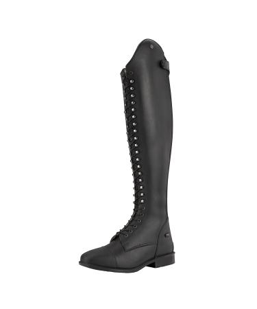 Winter-riding boots Legacy Venado Merino with polo lacing |Italian upper leather |Merino fur inner lining in the shoe and shaft |Maximum insulation and heat even in extreme cold |Black 40 EU X-Schmal black